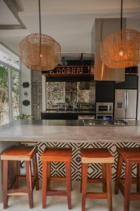 Tulum Beachfront Villa I'Ik By Casa Xuul Тулум Экстерьер фото