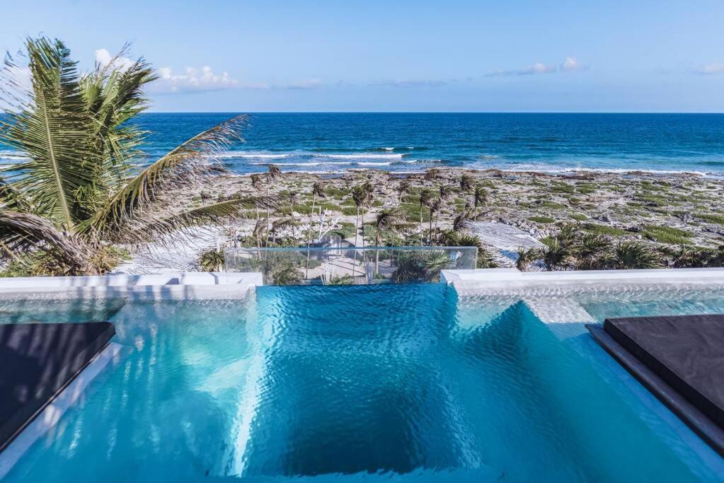 Tulum Beachfront Villa I'Ik By Casa Xuul Тулум Экстерьер фото